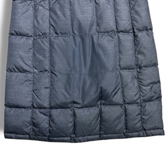 The North Face Metropolis Long Hooded Down Puffer Coat Navy Sz M - Picture 10 of 10